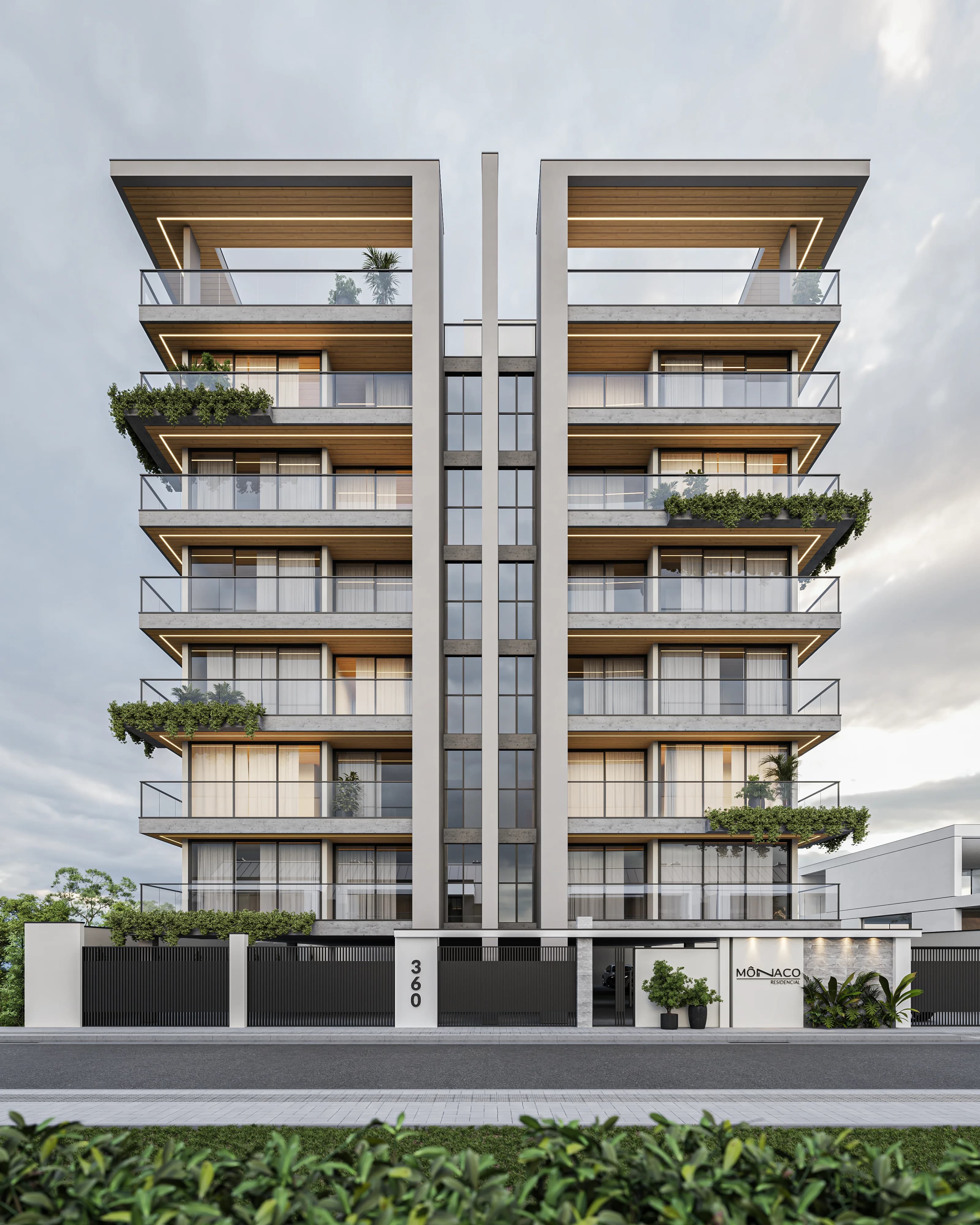 Arquitetura do Residencial Mônaco