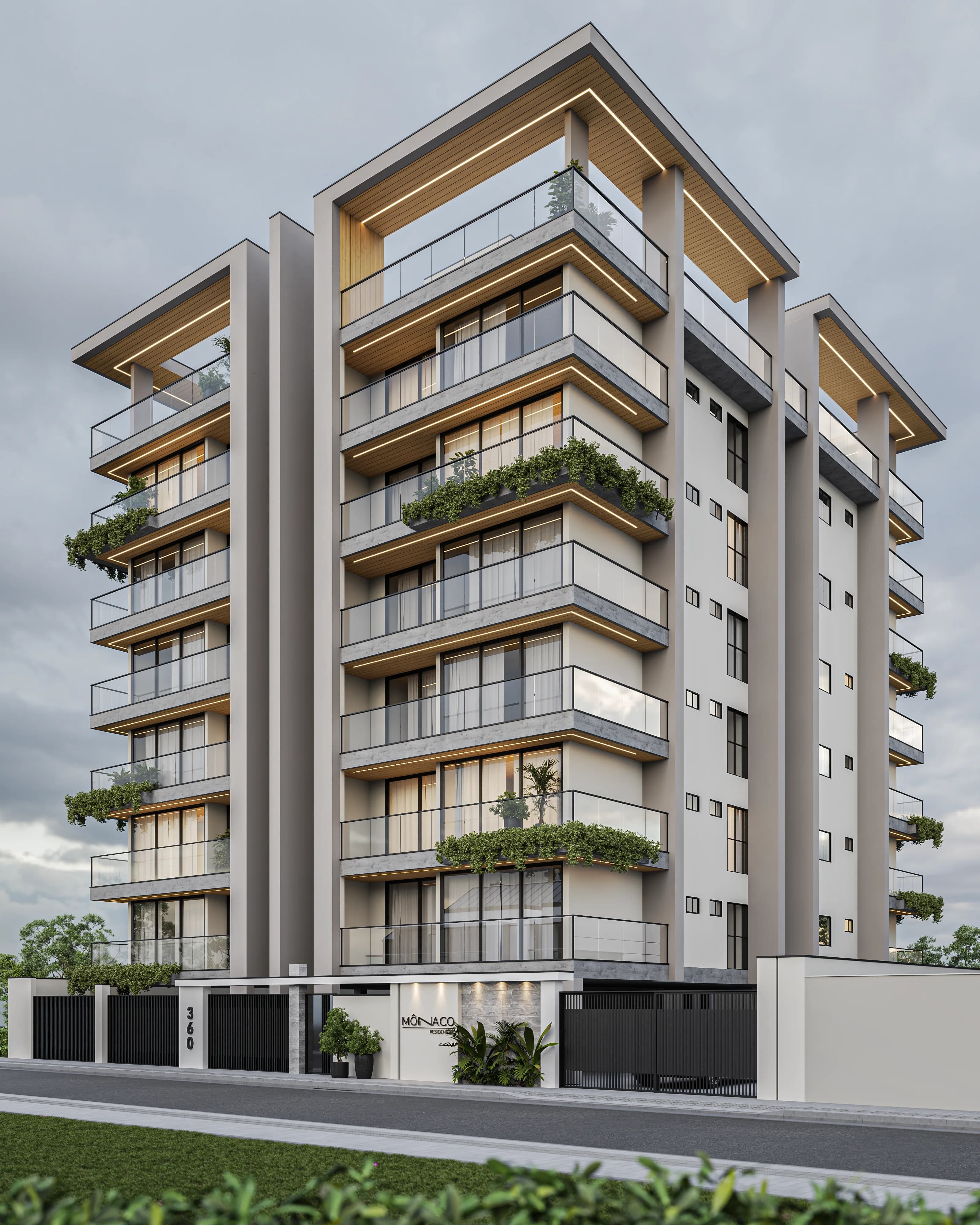Arquitetura do Residencial Mônaco